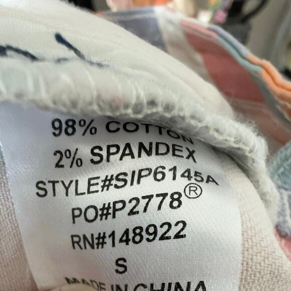 NWOT Wisteria Lane Womens Multi-Color Striped Super Flare Bell-Bottom Jean S - Picture 13 of 14